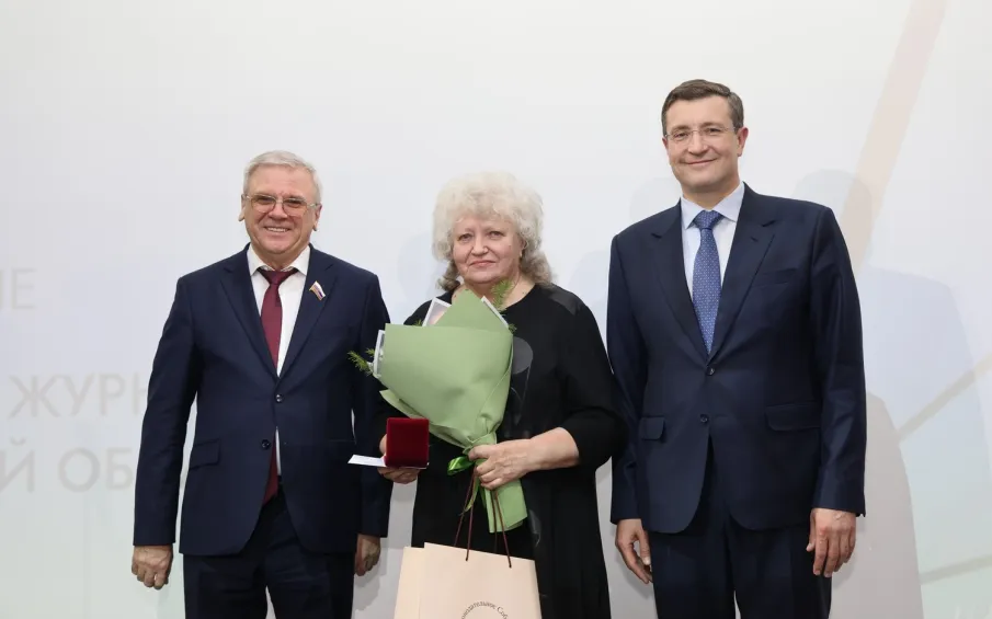 «Журналистом года-2025» стала корреспондент газеты «Лукояновская правда» Лариса Стешина   